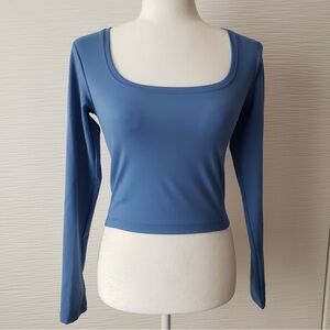 Lorna Jane Classic Blue Long Sleeve Top